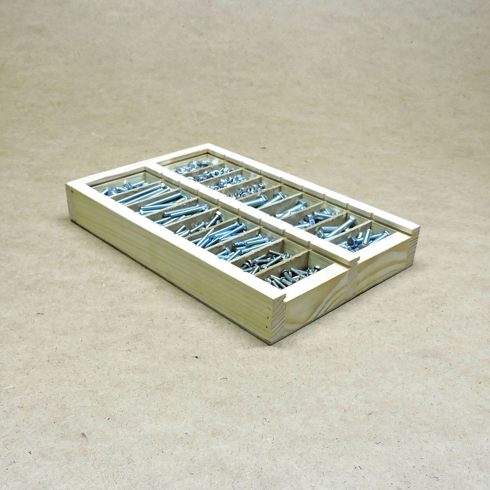 Набір 2х болтів і гайок М4-М8 1110шт Миколаїв - фото 5