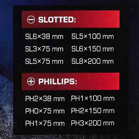 Набор силовых ударных магнитных отверток 12пр. (SL/PH) Forsage F-21311 Одесса