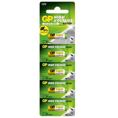 Батарейка Gp A27 (27A, MN27) 12V * 1 (отрывается) (27A-U5 / 4891199011504) Винница - изображение 1