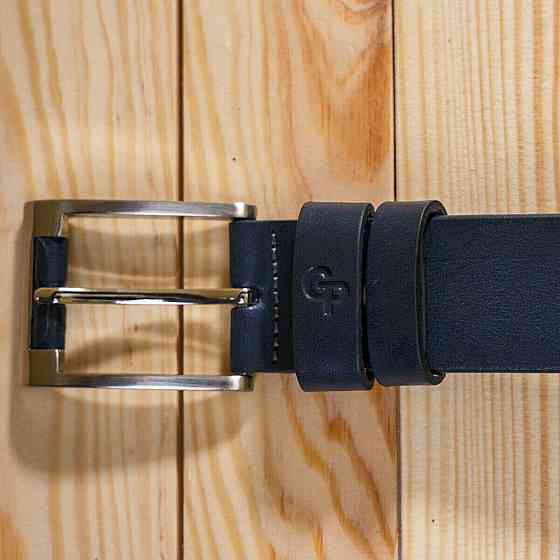 Ремінь чоловічий GRANDE PELLE 00771 Синій Київ