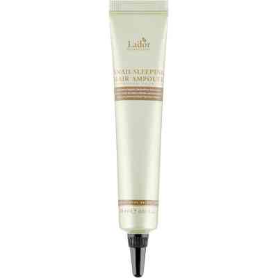Сироватка для волосся La&apos;dor Snail Sleeping Hair Ampoule Інтенсивне відновлення Нічна 20 мл (8809500810599) Вінниця