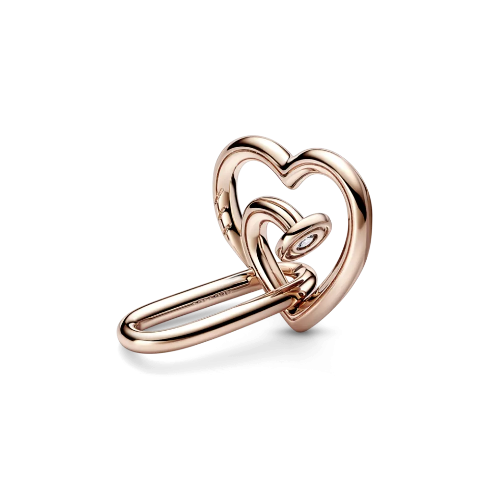 Срібна ланка для стилізаціїдля браслетів Пандора Мі  "Серце-цвях" 782530C01 MasterSem Київ - фото 1