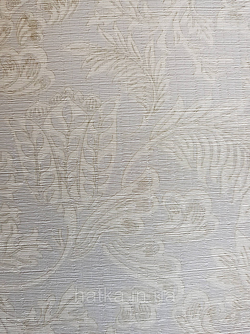 Шпалери флізелінові еко Casadeco Five o'clock 0.53х10 квіти листя білі на світло бузковому під тканина гобелен Київ - фото 1