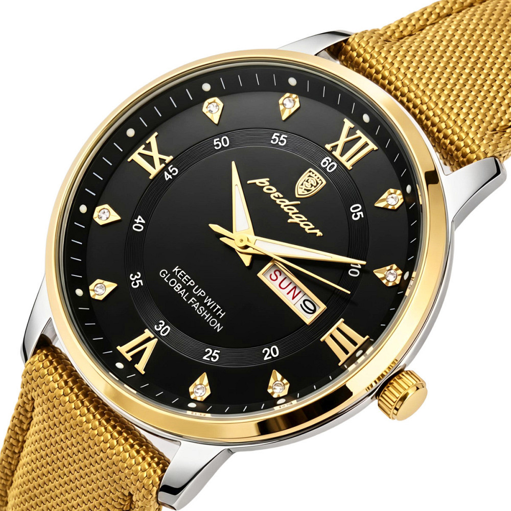 Годинник чоловічий наручний Hemsut Poedagar Sahara Gold (2 ремінці) Вінниця - фото 1