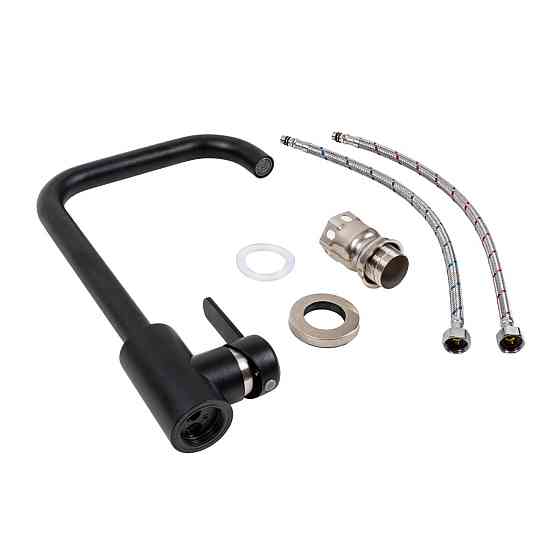 PLATINUM Змішувач кухонний Platinum KT 11 (3008B-FH) Чорний матовий Киев