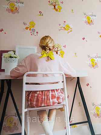 Метровые виниловые обои на флизелинке AdaWall Ada Kids метровые детские бэтмен комиксы синий красный черный Киев