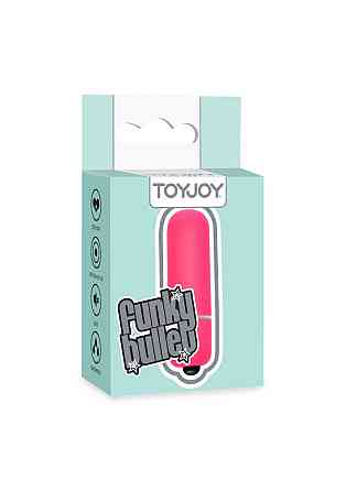 Віброкуля Funky Bullet, рожева, 5.5 х 1.5 см Sex Aura Київ