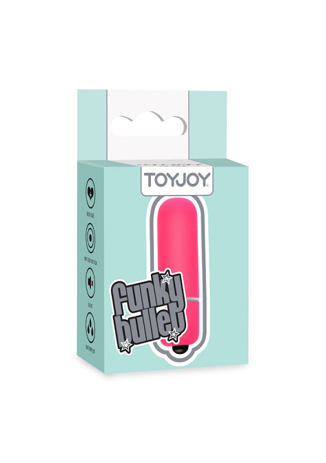 Віброкуля Funky Bullet, рожева, 5.5 х 1.5 см Sex Aura Київ - фото 2