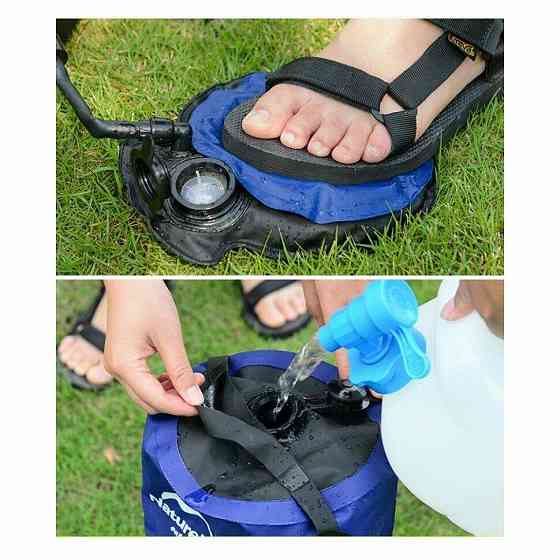 Кемпинговый душ Naturehike NH17L101-D (11л) Голубой Винница