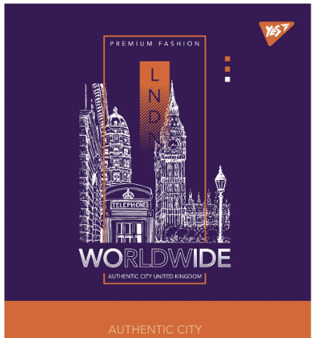 Зошит для записів А5/48 кл. "YES" "Dream place" мат. ВДЛ+ УФ-виб 766866, шт Київ - фото 1