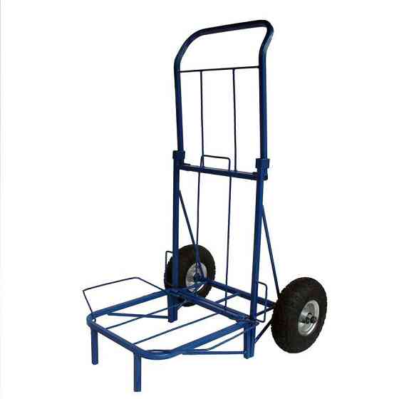 Складаний вантажний візок ДС-260-КНД з пневматичним колесом 260 мм, вантажопідйомність до 250 кг Харків