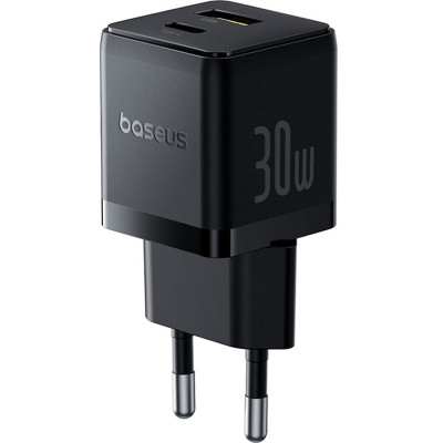 Зарядний пристрій Baseus 1xUSB-C 30W + 1xUSB + cable USB-C to USB-C 60W 1.0m (P1011160A113-01) Вінниця - фото 2