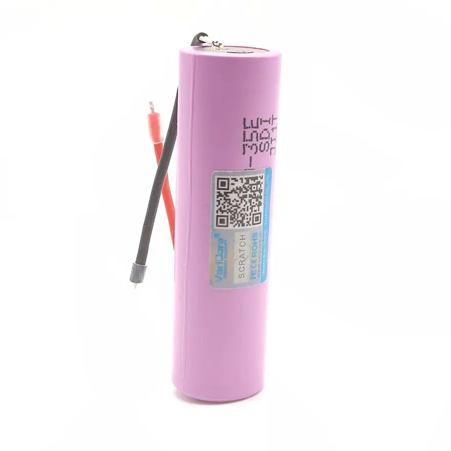 Аккумулятор 18650 VariCore Li-ion 3500mAh 3.7V 35Е N под пайку 13A Розовый Винница - изображение 2