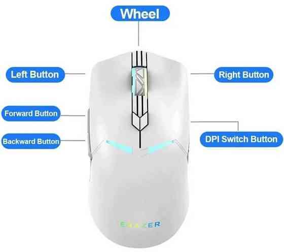 Мыши Игровая: Lenovo ERAZER G501 10000DP Bluetooth, безпроводная Белая. Киев