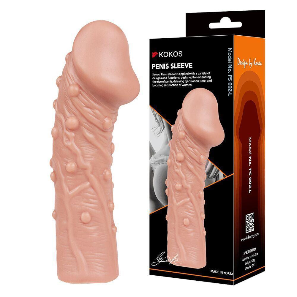 Насадка на член Kokos Penis Sleeve PS 002 L Sex Aura Київ - фото 2