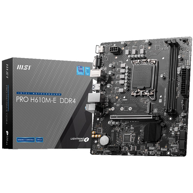 Материнська плата MSI Pro H610M-E DDR4 Socket 1700 Харків - фото 1