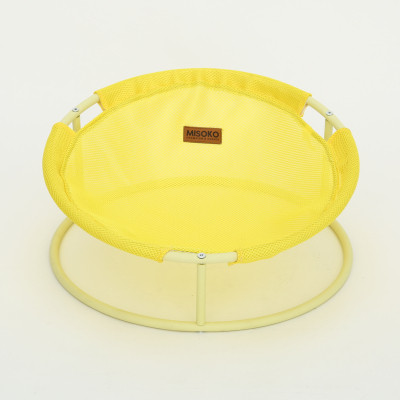 Лежак для животных MISOKO&CO Pet bed round 45x45x22 см yellow (HOOP31832) Винница - изображение 1