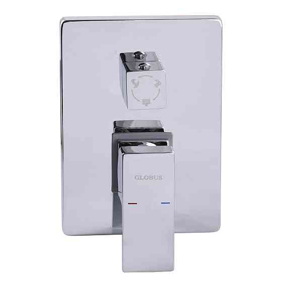 Змішувач для душу Globus Lux SMART GSM-305-00 вбудований на три споживача, без душ.набора, хром (000027610) Київ