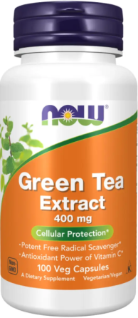 Экстракт зеленого чая Now Foods Green Tea Extract 400mg 100 раст капс Киев