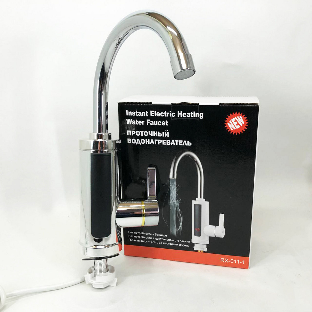 Електричні водонагрівачі, Побутовий кран з підігрівом, Нагрівальний кран для підігріву проточної YG-52 Львів - фото 13