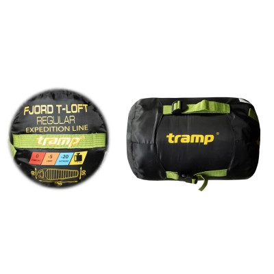 Спальный мешок Tramp Fjord Regular кокон лівий green/grey 200/80-50 (UTRS-094R-L) Винница - изображение 7