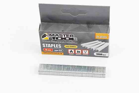 Скоби загартовані 6мм, R53, к-кт 1000шт 41-0306 Київ