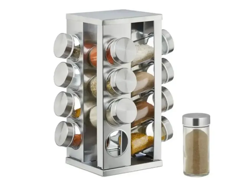 Карусель для специй Spice carousel 16 отсеков, подставка для специй, баночки для специй, набор для специй Коломия - фото 5
