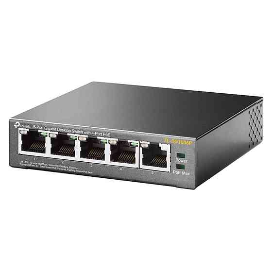 PoE-комутатор TP-Link TL-SG1005P 5-портовий з 4 PoE+ портами некерований Киев