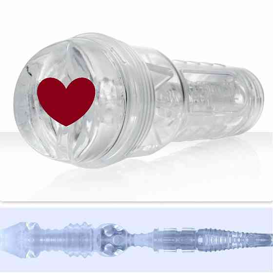 Мастурбатор анус у колбі, кібершкіра Fleshlight Ice Butt Crystal, прозорий Sex Aura Київ