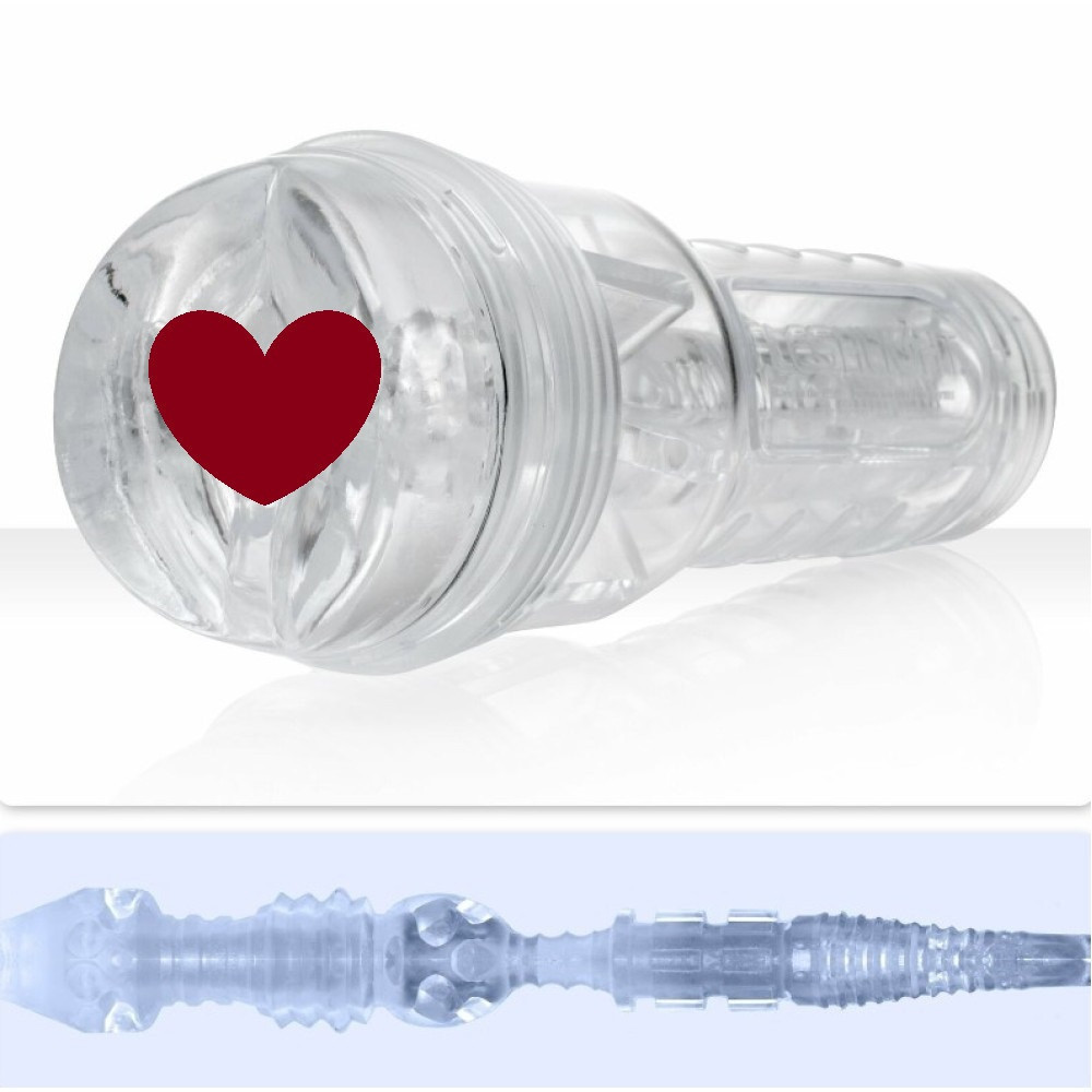 Мастурбатор анус у колбі, кібершкіра Fleshlight Ice Butt Crystal, прозорий Sex Aura Київ - фото 1