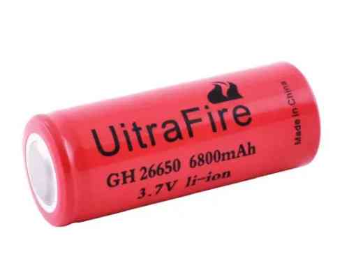Аккумулятор Ultra Fire 26650 6800mAh 3.7В (Красный) Винница