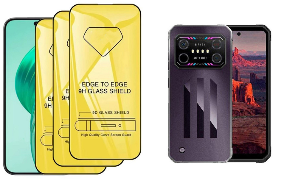 Захисне скло DefenzoGlass для Oukitel IIIF150 Air1 Ultra, IIIF150 Air1 Ultra+ – подвійна міцність Київ - фото 3