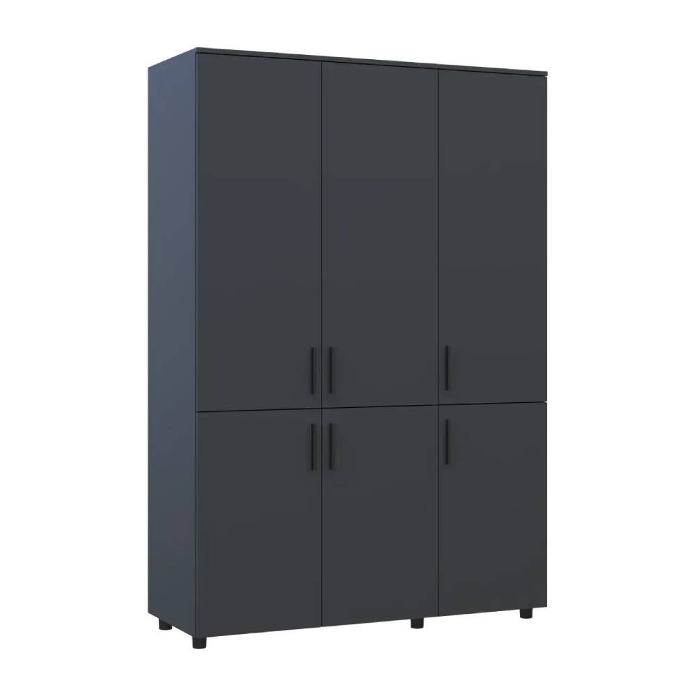 Шафа для одягу Doros Торн Антрацит 3 ДСП (штанга) 135х51.6х200 (DRS-012083) Дніпро - фото 3