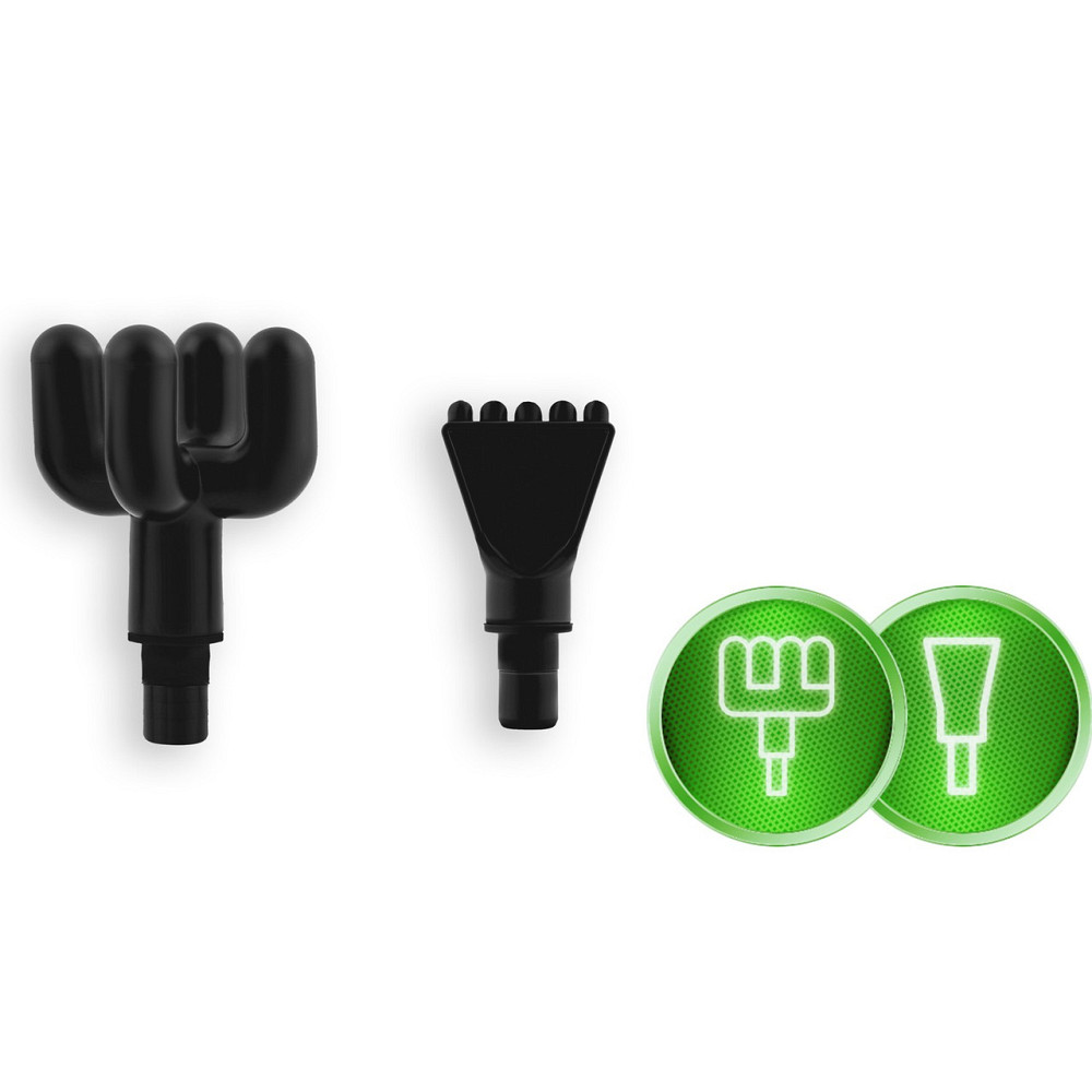 Массажный пистолет многофункциональный 8 насадок NS-501 Neo-Sport черный Киев - изображение 10