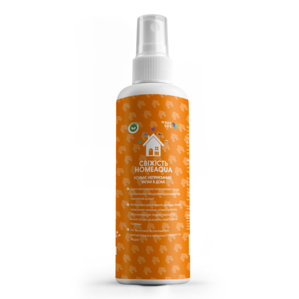 Спрей Свежесть Home Aqua для устранения неприятных запахов в доме 150 мл, WestVet Винница - изображение 1