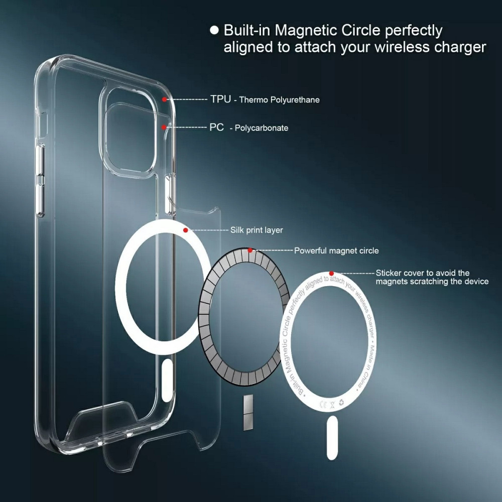 IPhone 11 pro прозрачный чехол магнит MagSafe Одесса - изображение 7