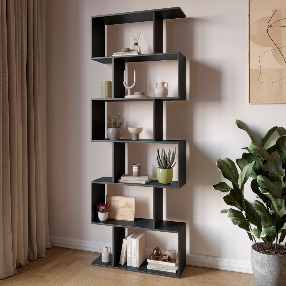 Стелаж-змійка М-ЗОН Джеко 700 Антрацит (MZN-031012) Дніпро - фото 1