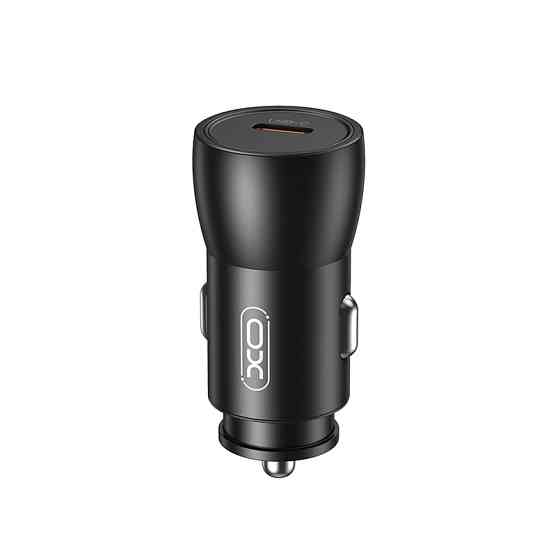 Автомобільний зарядний пристрій XO CC57 PD25W Smart Metal Single C Port + Type-C кабель чорний Львів