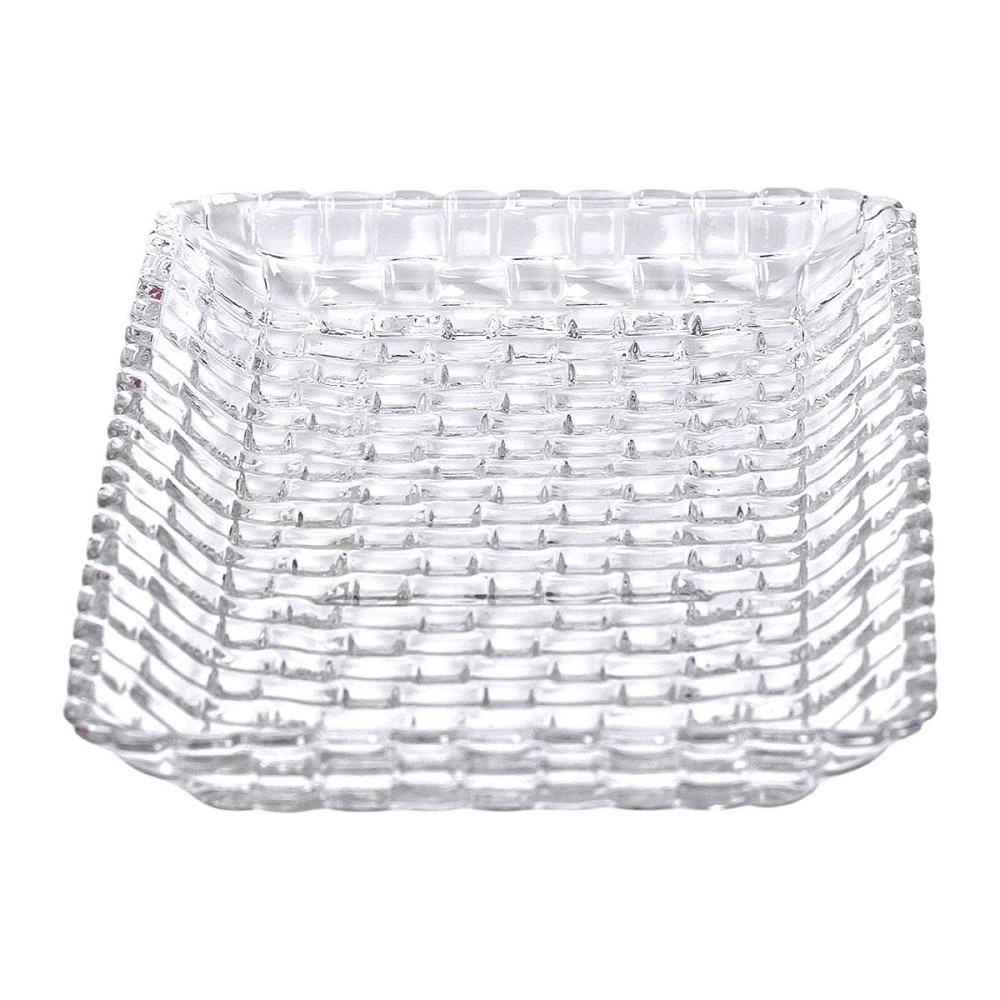 Скляне блюдо для закусок 25x12,5 см прямокутне Київ - фото 4