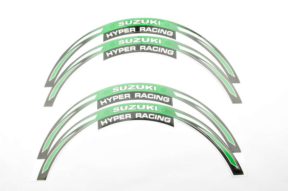 Наклейка на колесо 17/18 SZK (зелена) (#6057) Мукачево - фото 1