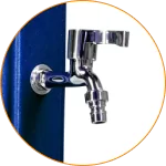 Душ солнечный Aquaviva Happy One с мийкой для ног синий F120/5002 - 23 л Киев