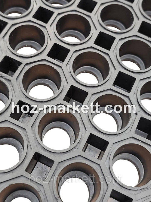 Килим 120 х 80 х 2.6 см гумовий брудозахісний стільників важкий кілім Харків - фото 8