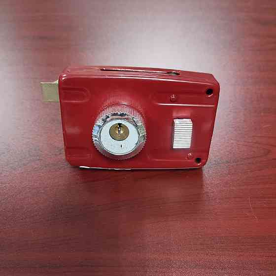 Замок накладний 14-04 червоний 101 Харків