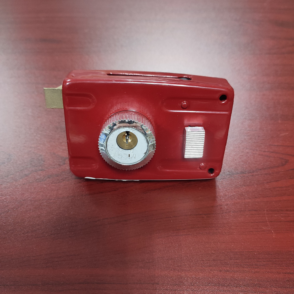 Замок накладной 14-04 красный 101 Харьков - изображение 2