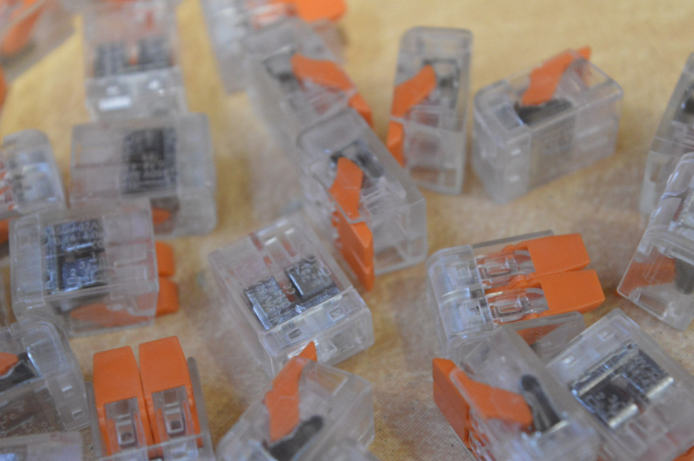 Многоразовая клемма PCT-412 (типа WAGО 221) с рычагами на 2 контакта 0,25-4мм.кв. Полтава - изображение 1