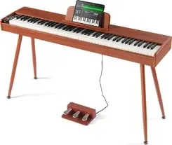 Піаніно (синтезатор) Topdeal 88 klawiszy pianino cyfrowe pianino elektryczne podwójna klawiatura stojak na czterech nogach Київ