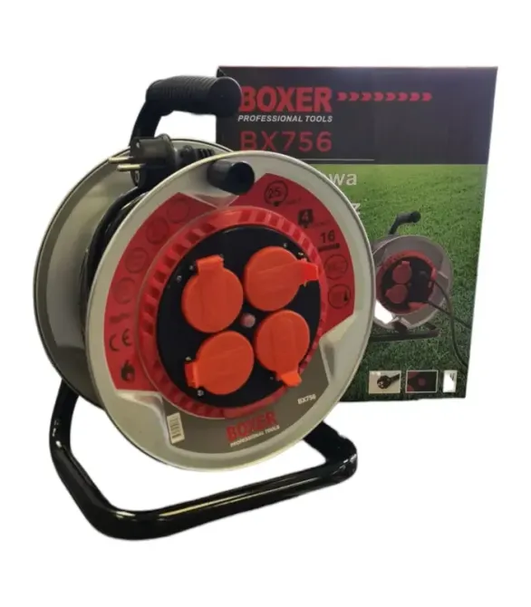 BX-756 Удлинитель на катушке 25 м, 4 розетки с заземлением, медный кабель 3x2,5 мм², 2950 Вт Одесса - изображение 1