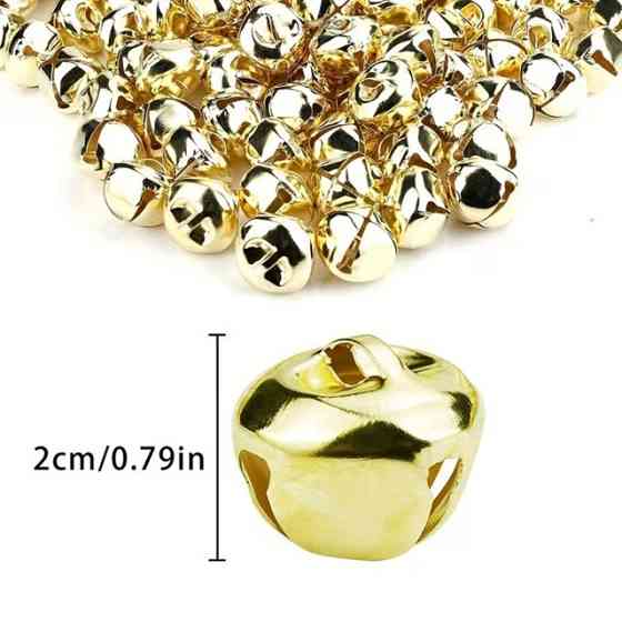 Металлический колокольчик 20 мм – золотой (1 шт) Киев