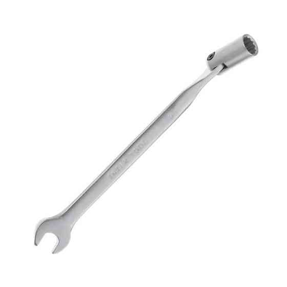 Ключ рожково-накидной, шарнирный, 9 мм, Cr-V, покрытие: сатин-хром INTERTOOL XT-1409 Киев