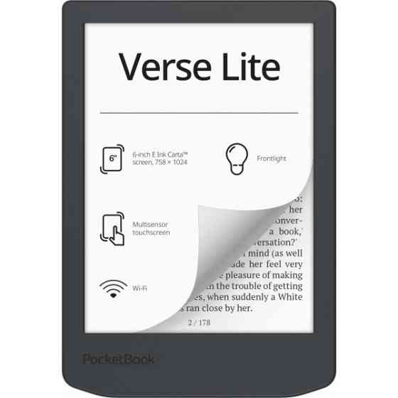 Електронна книжка PocketBook Verse Lite (PB619), Midnight Grey (PB619-T-CIS) Київ